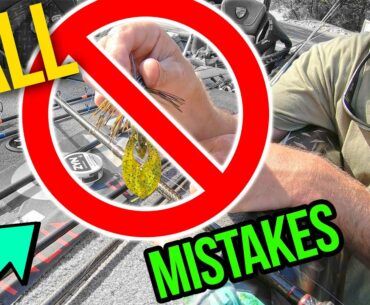 FALL Bass fishing MISTAKES you don't even know you're MAKING