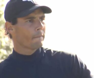 Rafael Nadal at the Balearic Golf Championship 2020 in Mallorca