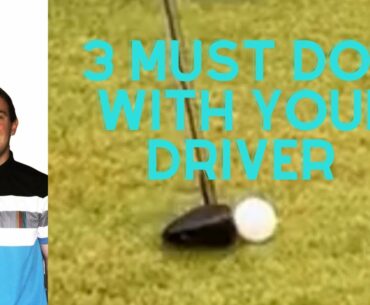 HOW TO MAXIMISE YOUR DRIVER DISTANCE- 3 SIMPLE TIPS (COPY THESE)