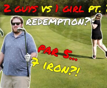 Guys v. Girl Golf Challenge: 1 Club Per Hole