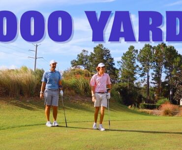 We Played An 8000 Yard Golf Course!