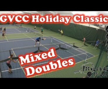 2019 Green Valley CC Holiday Classic - Mixed Doubles 3:40 PM - Raw Video