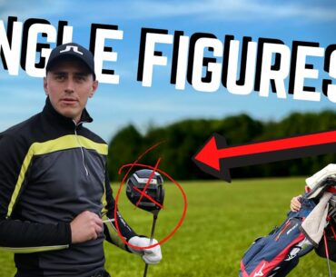 THIS GOLFER GOT DOWN TO A 9 HANDICAP WITH "CHEAP OLD CLUBS"!!!? (SORRY)