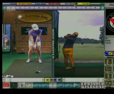 Ally McDonald Golf Swing Video