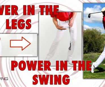 BEN HOGAN'S LEGS - How to USE YOUR LEGS FOR POWER in the GOLF SWING!