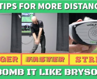 TOP 3 TIPS TO HIT DRIVER FARTHER (just like Bryson!)