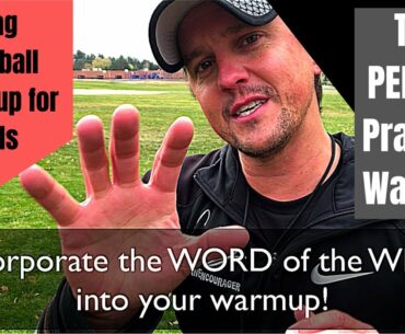 Flag Football Warmup for Kids | The PERFECT Practice Warmup | Word of the Week