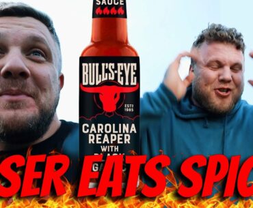 LOSER EATS SPICY! STRONGMAN VS NORMAL PEOPLE | ROAD TO WORLD'S STRONGEST MAN EPISODE 6