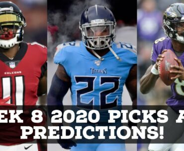 NFL Week 8 2020 Picks And Predictions!