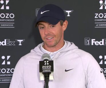 Rory McIlroy Sunday Flash Interview 2020 Zozo Championship @ Sherwood - Final Round