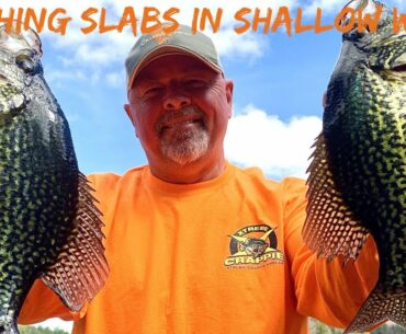 How To Smash Slab Sized Crappie in Shallow Water