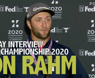 Jon Rahm Sunday Flash Interview 2020 Zozo Championship @ Sherwood - Final Roud