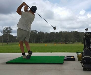 Meadowbrook golf course driving range.