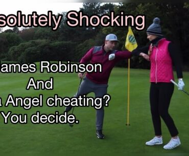 James Robinson Golf and Bella Angel are they faking their golf vlogs?