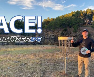 Disc Golf ACE! 310 Feet with Discraft Paige Pierce Buzzz!