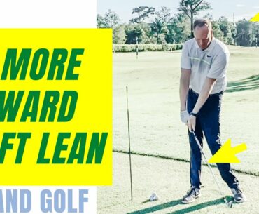 GOLF TIP | How To Get More FORWARD SHAFT LEAN At Impact