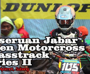 Keseruan Jabar Open Motorcross Grasstrack series II di Bukit Nyomot, Subang