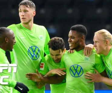 Bote Baku's THUNDERBOLT earns Wolfsburg a draw vs. Hertha Berlin | ESPN FC Bundesliga Highlights
