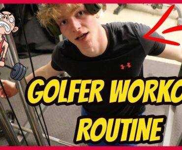 WORKOUT FOR GOLFERS!! WEIGHT TRAINING + RUNNING 4 MILES !! Season 3 Ep2