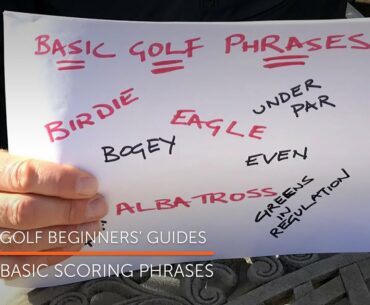 How does golf scoring work??? [Golf Scoring Terms Glossary]