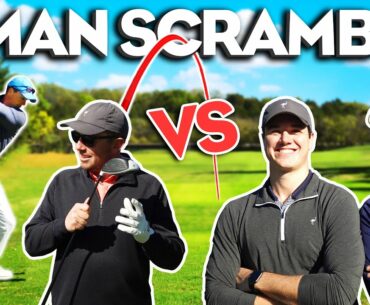 2 Vs 2 Golf Scramble | Can @Matt Walter Golf Academy & I Beat @Andrew Jensen & @Andrew Radford?!