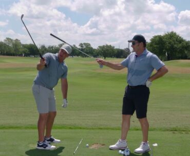 Sir Nick Faldo vs. Bryson DeChambeau: Iron Accuracy Challenge