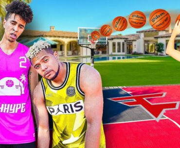Last To Miss 3 Pointer Wins $10,000 Ft. Faze Rug