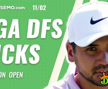 PGA DFS FANTASY GOLF PICKS: HOUSTON OPEN FIRST LOOK DRAFTKINGS & FANDUEL MONDAY 11/2