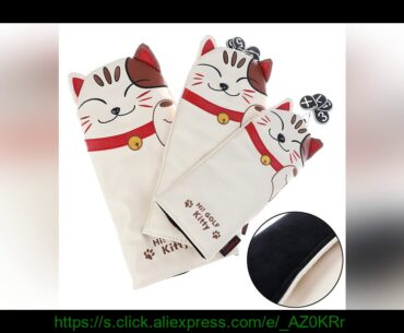 Cartoon Animal Cat Lucky Kitty Golf Club Head Covers Headcover Driver Fairway Wood Hybrid Covers Se