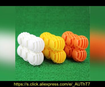 50Pcs=10Set Golf Balls Synthetic Rubber Toy Ball Home Golf Practice Ball Beginner Golf Balls Golf P