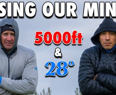 Can We Shoot -3 In Below Freezing Temperatures?! 3 Hole Pro/Am Scramble @Zac Radford & Bryan