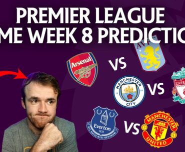 PREMIER LEAGUE WEEK 8 PREDICTIONS! FEATURING ZEALAND | Premier League 20/21 Predictions