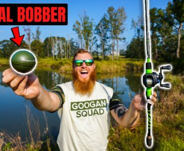 Fishing w/ DIGITAL Bobber (Mapping My Backyard Pond)