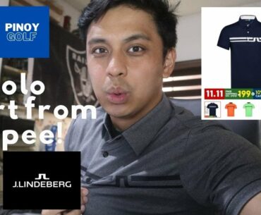 I BOUGHT A FAKE J. LINDEBERG POLO SHIRT FROM SHOPEE! | Phim Moran | Pinoy Golf