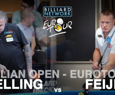 Chris MELLING vs Niels FEIJEN | Eurotour   ITALIAN OPEN | Commentary by Ralph Eckert