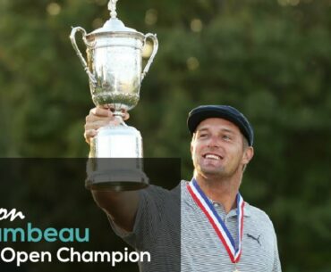 Bryson Dechambeau Golf US Open Champion   HD Footage