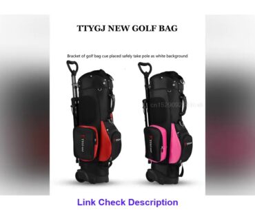 Golf Standard Stand Caddy Golf Cart Tripod Rack Bag Stuff Golf Bag Hold 13 Clubs Standard Ball Trav