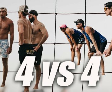 The 4-Man is Back | Beach Volleyball 4 vs 4