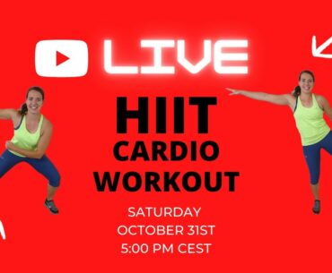 30 Minute Low Impact HIIT Cardio Workout - Live Workout with Marischa