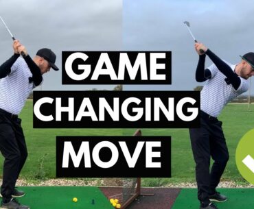 How to INSTANTLY FIX YOUR SLICE with this one move - For irons & driver (GAME CHANGER)