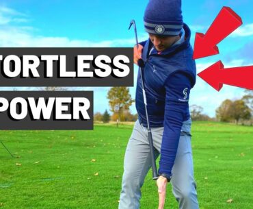 EFFORTLESS POWER IN THE GOLF SWING! Using your shoulders for incredible power