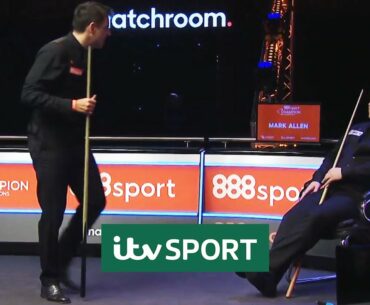 Ronnie O'Sullivan & Mark Allen ARGUMENT at Champion of Champions Snooker | ITV Sport