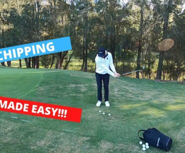 The EASIEST CHIPPING technique you'll ever learn! | Ep 10- Getting to scratch LEFT HANDED