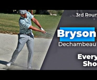 Bryson Dechambeau Every Shot 3rdRound Shriners Open 2020   PGA Tour