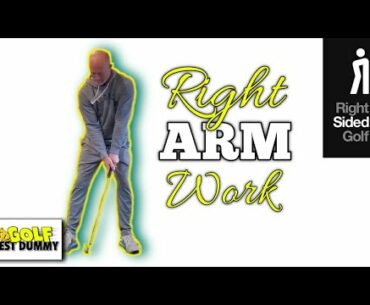 Week 3 - Gary Edwin Right Sided Swing - Golf Practice at Home - Golf Test Dummy