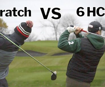 6 Handicap vs Scratch Golfer | 4 Hole Match | Edventure Golf