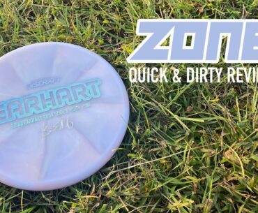 Discraft Zone - Quick & Dirty Review