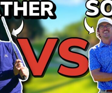 Match Against Dad!! Which George Will Prevail??  (9 Holes) | Bryan Bros Golf