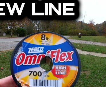 How to Change Line on a Spinning Reel + Fall Jerkbait Bass Fishing