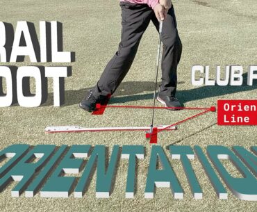 Single Plane Golf Practice - Moe Norman's Trail Foot / Club-face Orientation (Part 2)